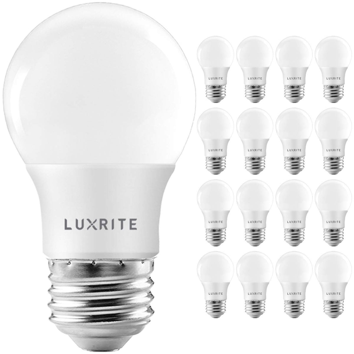 LUXRITE A15 LED Bulb 40W Equivalent, 600LM, 7W, 2700K Warm White