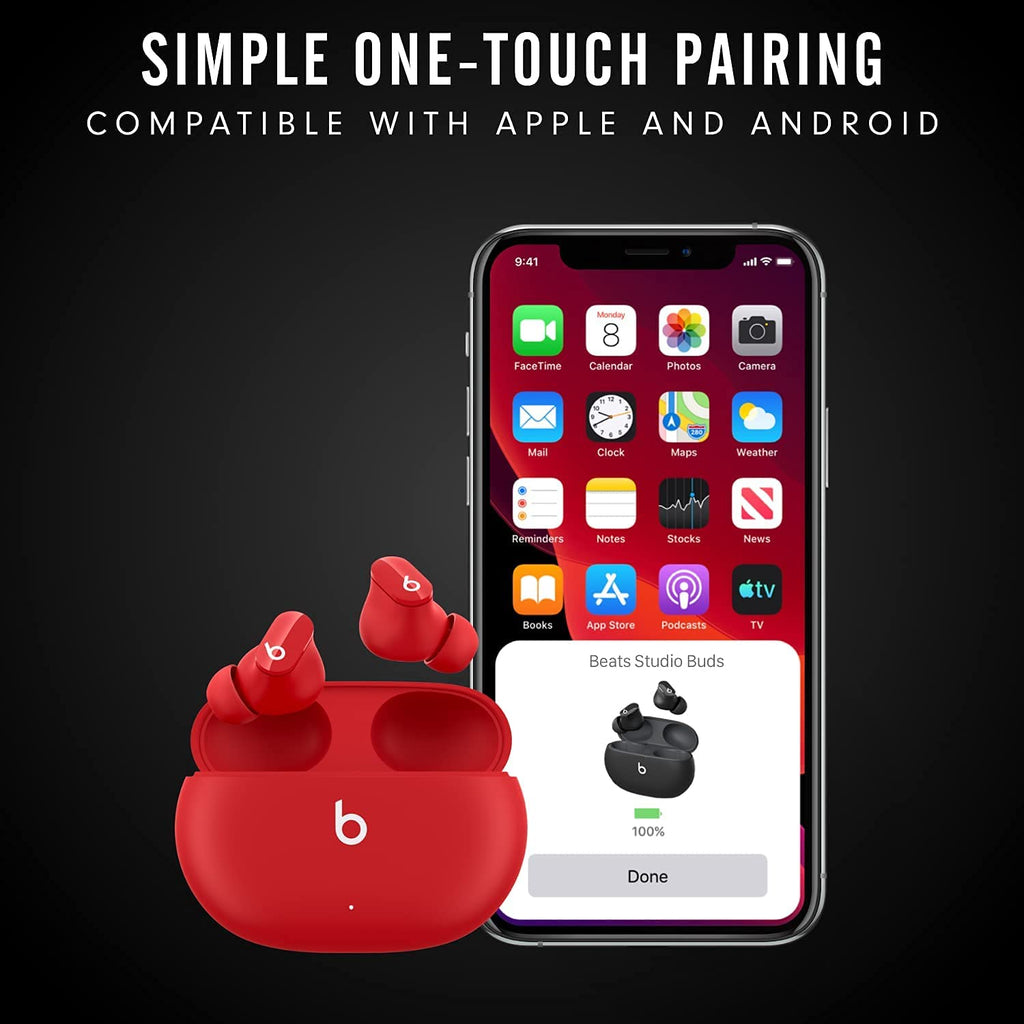 Beats Studio Buds Totally Wireless Noise Cancelling Earphones - – Red (MJ503LL/A)