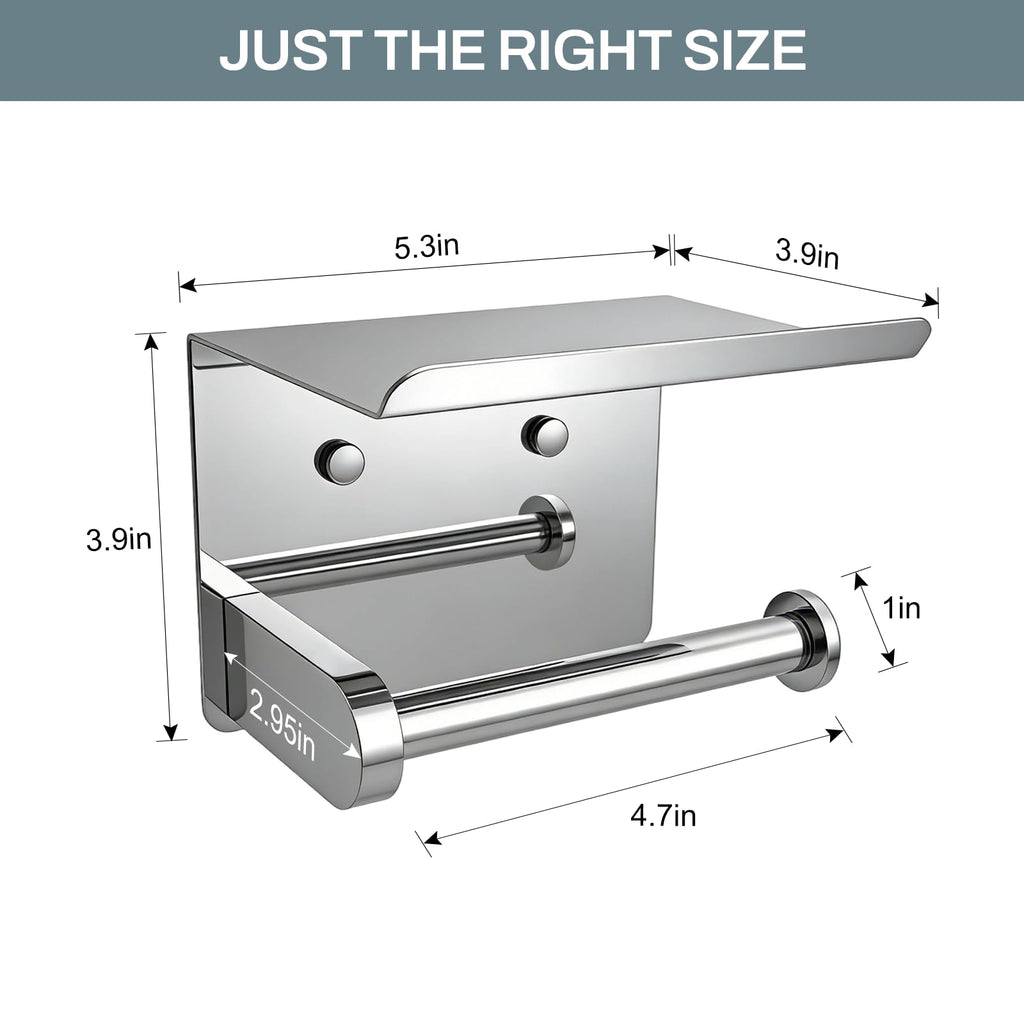SetSail Toilet Paper Holder with Shelf