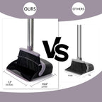 XXFLOWER Broom and Dustpan - Charcoal Black view 1