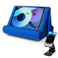 Sttargxing Tablet Stand Multi-Angle Tablet Pad Stand Lazy Holder Stand Soft Pad Stand Tablet Cushion Stand with Net Pocket & Random Color Stands for Lap - Blue