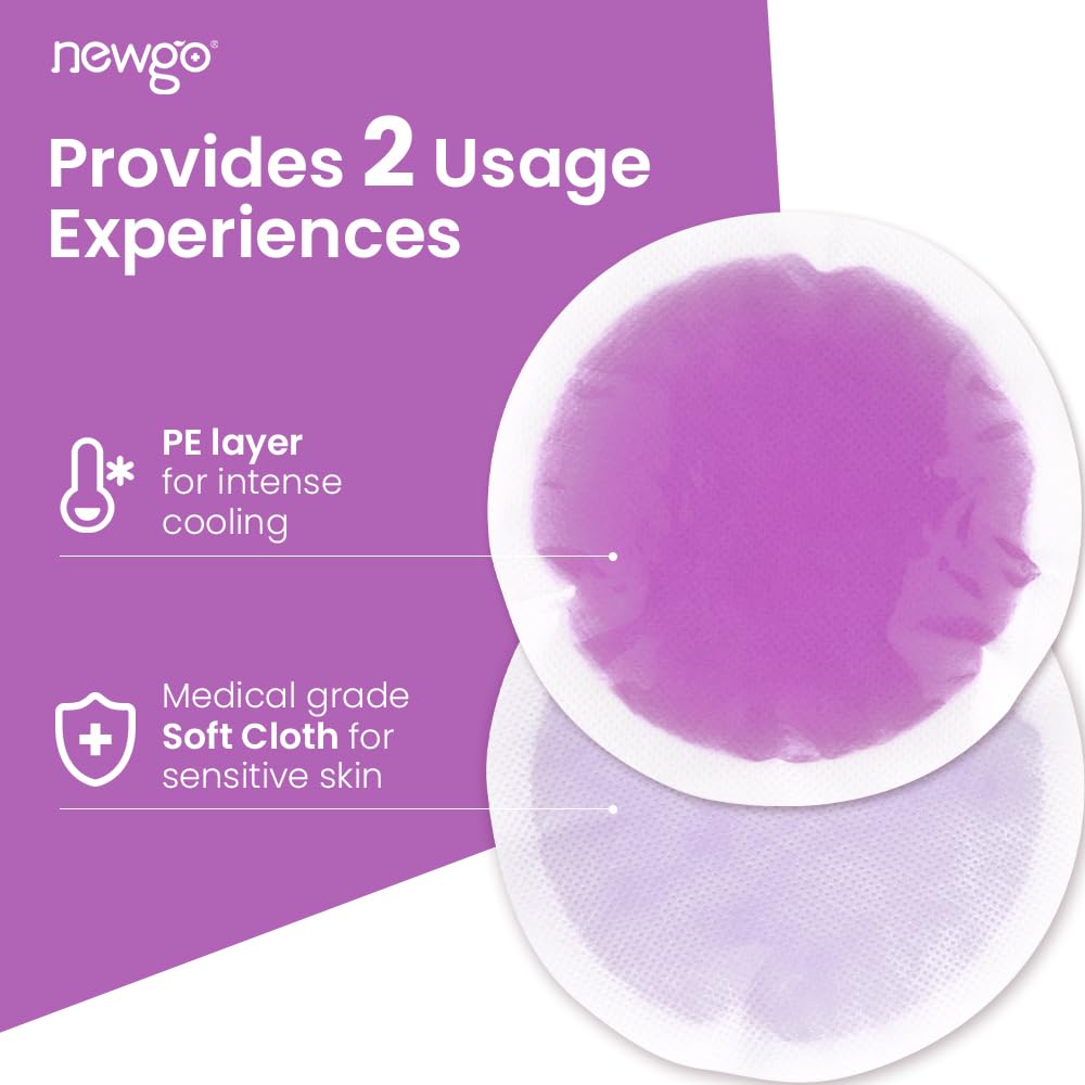 NEWGO Small Ice Packs for Injuries - Purple - 6 Pack view 1