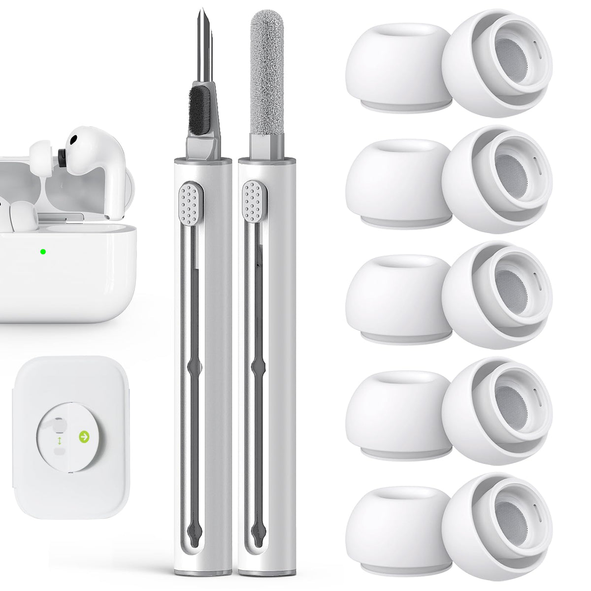 Pohgelan for AirPods Pro 3 Replacement Ear Tip(Small)-White