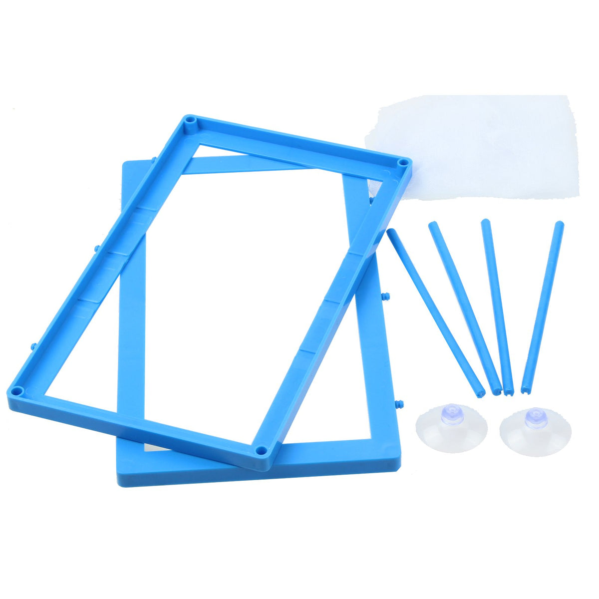 AQUANEAT Fish Tank Breeder 2 pcs Large Mesh Net Fry Saver Aquarium Spawn Hatchery (additional view 2)