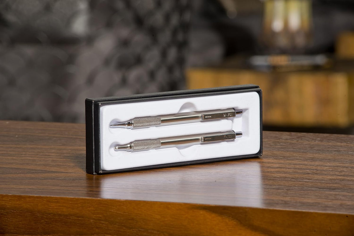 Zebra Pen STEEL Tactical M-701 & F-701 Set, HB 0.7mm, Black Ink 0.8mm, 2-Pk (additional view 3)