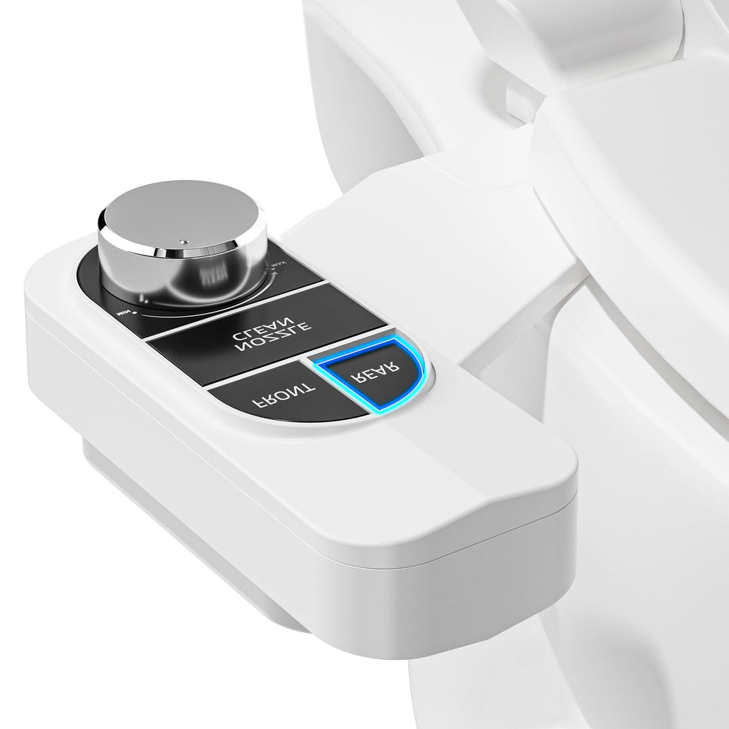 SAMODRA Non-Electric Bidet - Classic Black/Silver