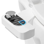 SAMODRA Non-Electric Bidet - Classic Black/Silver