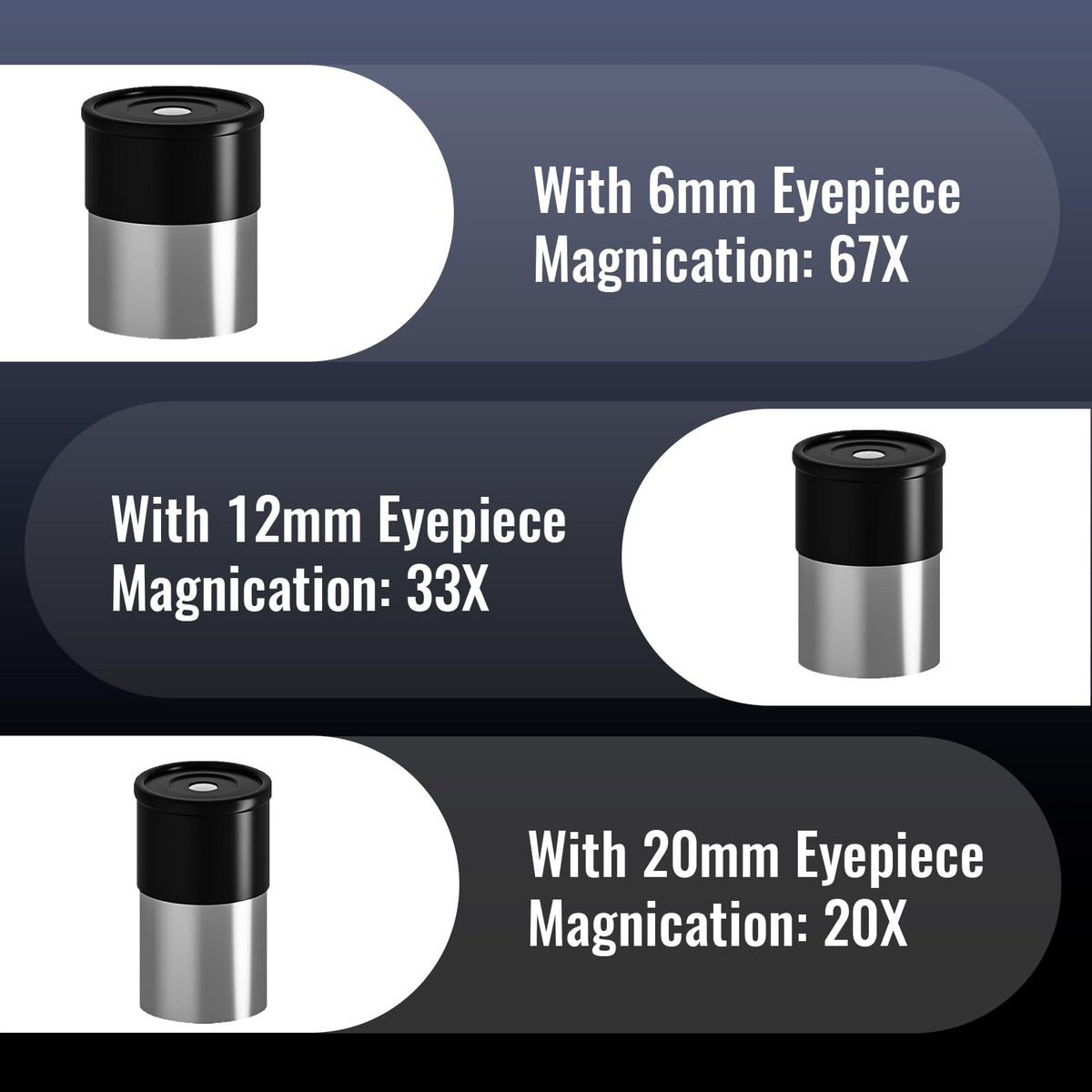 NEYLANG Telescope, 70mm Aperture Portable Refractor Telescope for Astronomy Beginners - White / 70x400MM view 3
