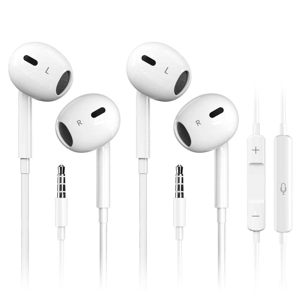 Antool Wired Earbuds,【Ultra Clear Calls & no Noise】 Headphones Earbuds Wired 3.5mm