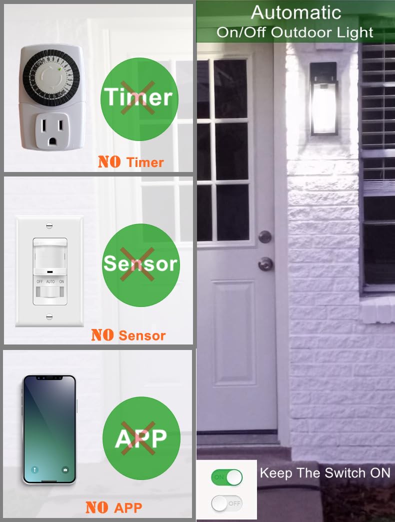 SETEN 4 -Pack Dusk to Dawn LED Light Bulbs Outdoor,75 Watt Equivalent (additional view 2)