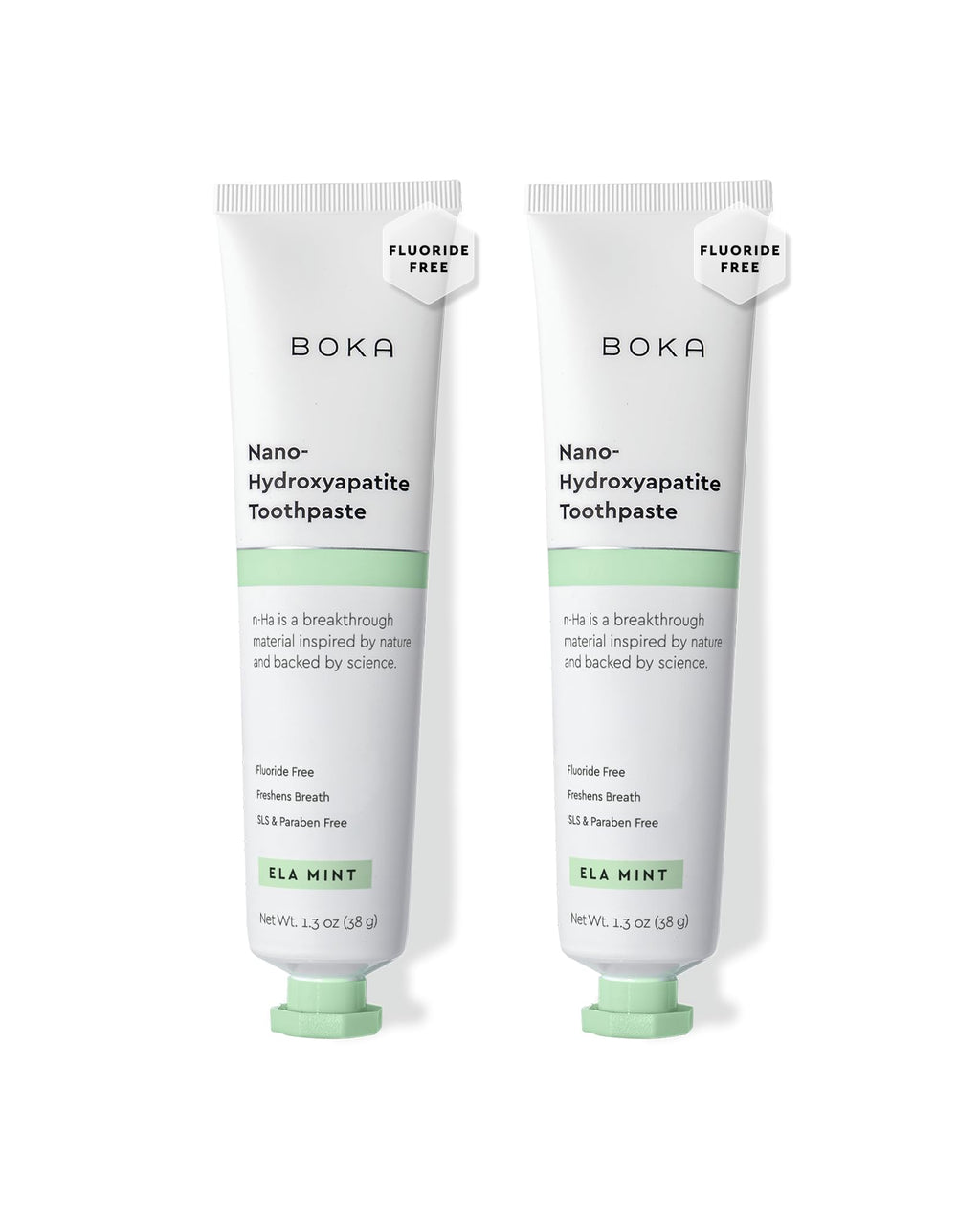 Boka Toothpaste - Nano Hydroxyapatite Toothpaste, Fluoride Free Toothpaste (4) (Pack of 2)