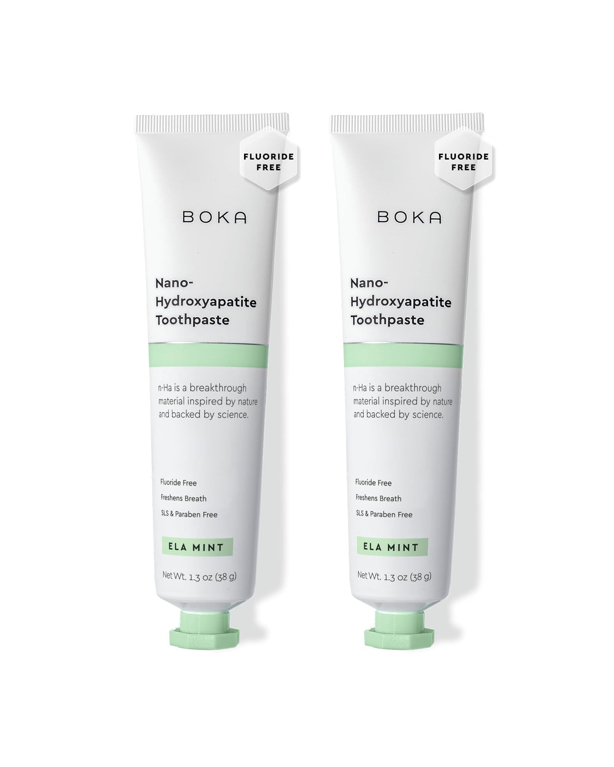 Boka Toothpaste - Nano Hydroxyapatite Toothpaste, Fluoride Free Toothpaste (4) (Pack of 2)