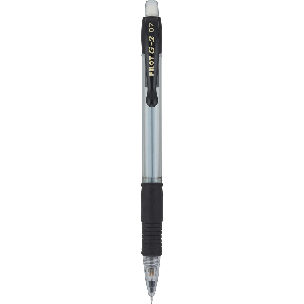 PILOT, G2 Mechanical Pencils, 0.7mm HB Lead, Black Accents, 12 Count (Pack of 12) (51015)