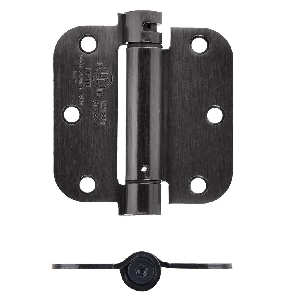 Amazon Basics Self-Closing Door Hinge, 3.5 Inch x 3.5 Inch