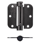 Amazon Basics Self-Closing Door Hinge, 3.5 Inch x 3.5 Inch
