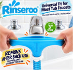 Rinseroo: Slip-On Tub Hose – As Seen on Shark Tank – 5ft Flex Bathtub Faucet Sprayer – (additional view 7)
