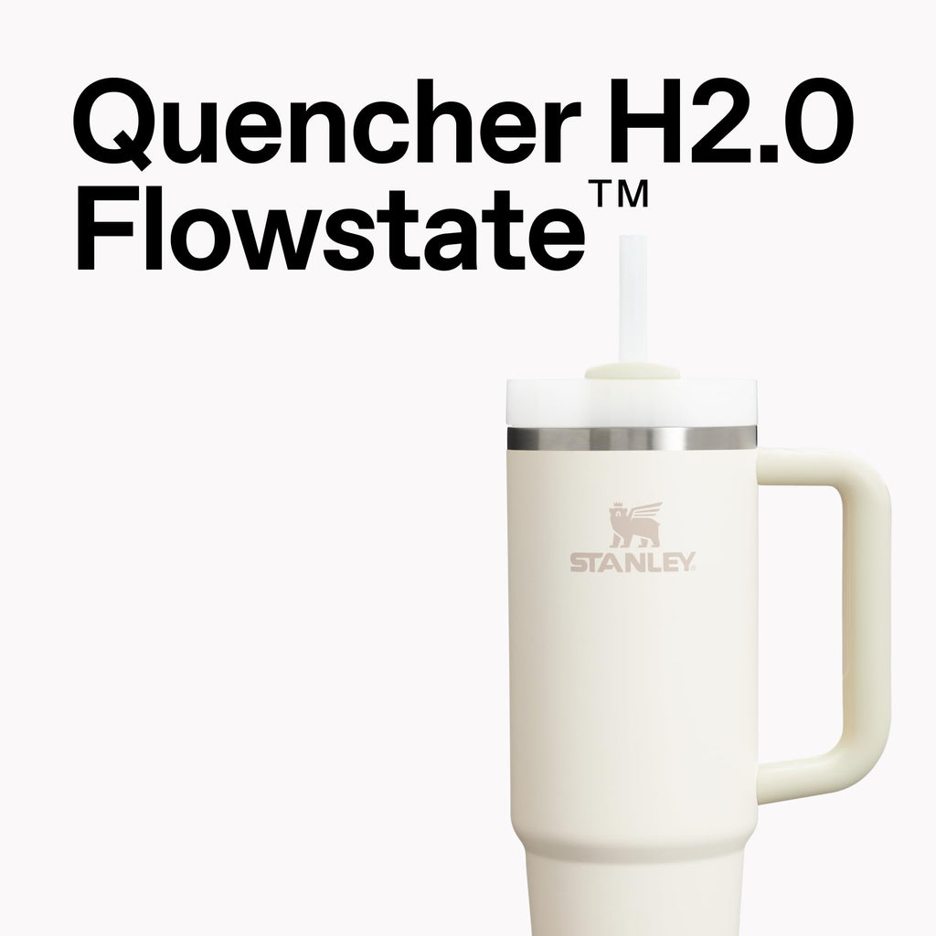 STANLEY Quencher H2.0 Flow State Tumbler, 30 oz, Sea Glass Aura
