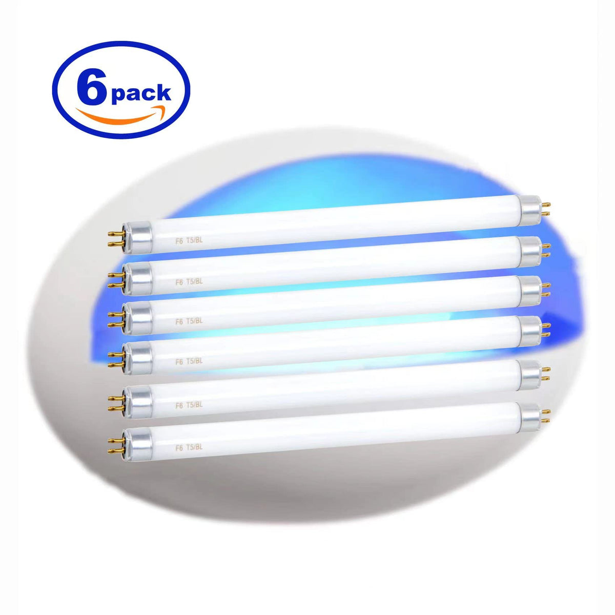 Celiwace 6 Pack UVA-BL T5 6W 32050 F6T5/BL Replacement Bulb Fluorescent Light Tube 6 watt (additional view 3)