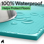 GORILLA GRIP Dog Food Mat, 100% Waterproof Silicone