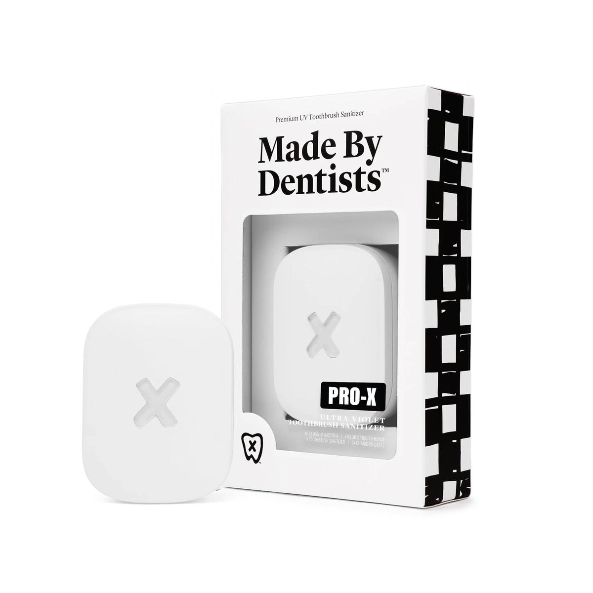 Made By Dentists PRO-X UV Toothbrush Sanitizer Clip - White