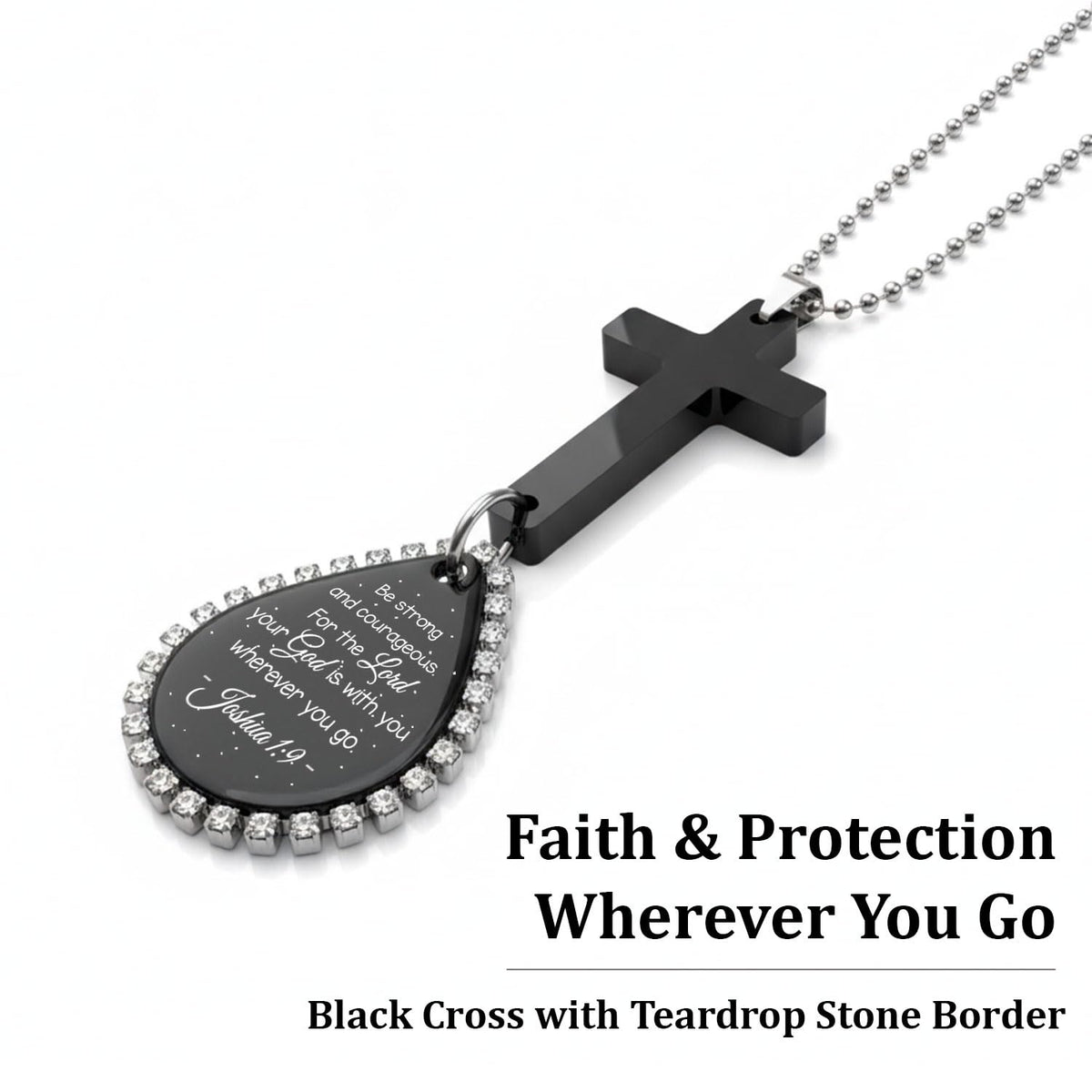 Cross for Car Mirror Hanging Christian Gifts for Men