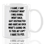 Funny Senior Coffee Mug, Funny Birthday Gifts for Grandma Senior Citizens