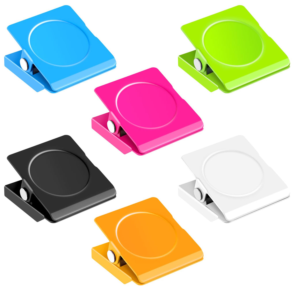 Grtard Magnetic Clips for Refrigerator - Colors / 6 pack