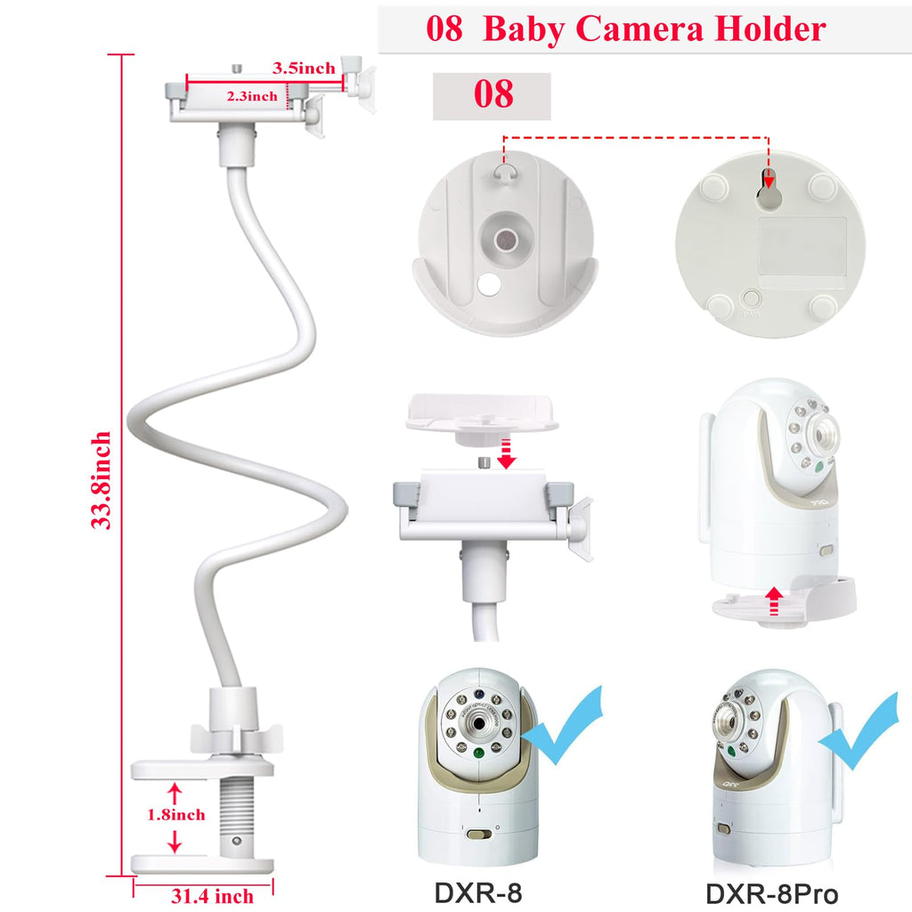 EYSAFT Baby Monitor - 33" for Infant Optics DXR-8&DXR-8 Pro view 3