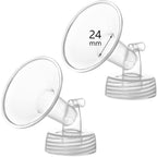 Momstouch Flange Compatible with Spectra S1 S2 9 Plus Synergy Gold Breastpump - 24 mm