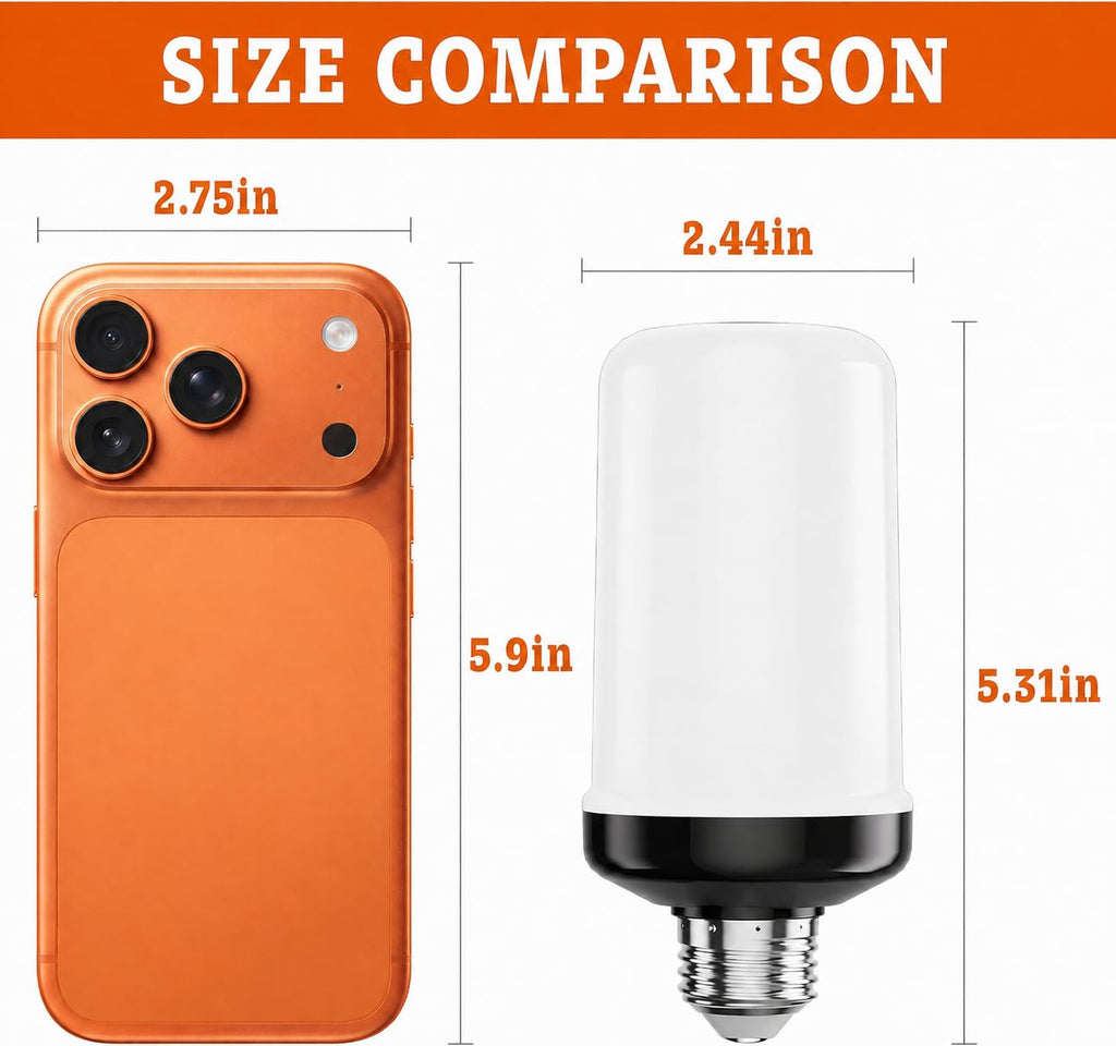 hyrion LED Flame Light Bulbs - view 5