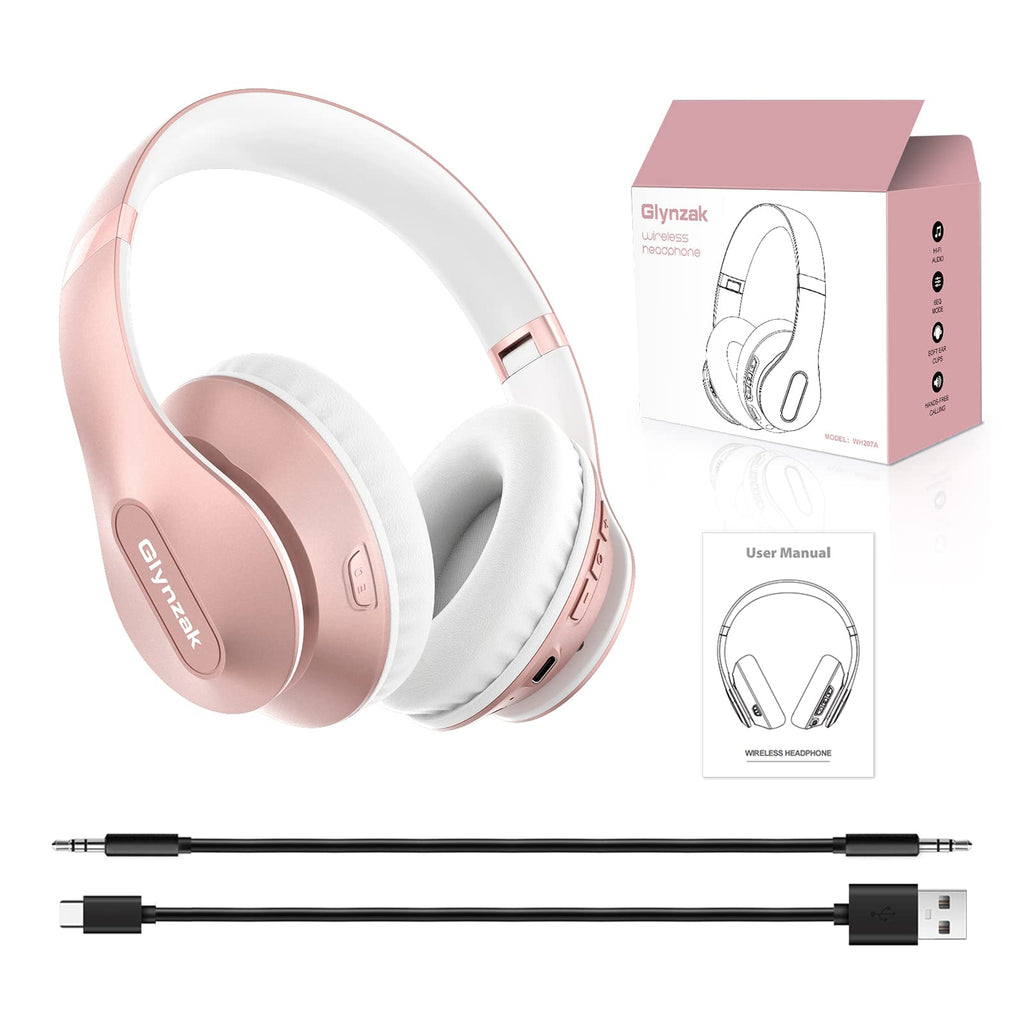 Glynzak Wireless Bluetooth Headphones Over Ear V6.0