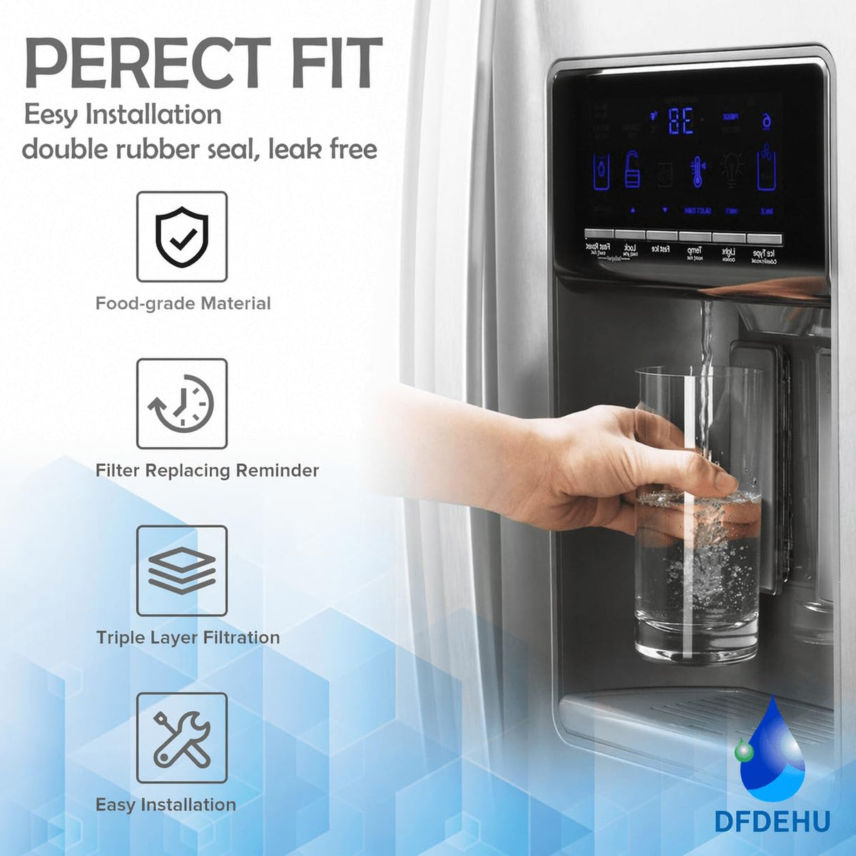 4396841 Water Filter Replacement, Height 11.7 Inches, 3 PACK (additional view 4)
