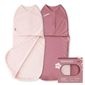 Momcozy Swaddles for Newborns, Quiet Fastener Swaddle for Infant 0-3 Months (Pack of 2)