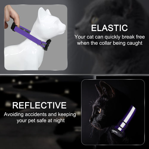 AirTag Cat Collar, Reflective Cat
