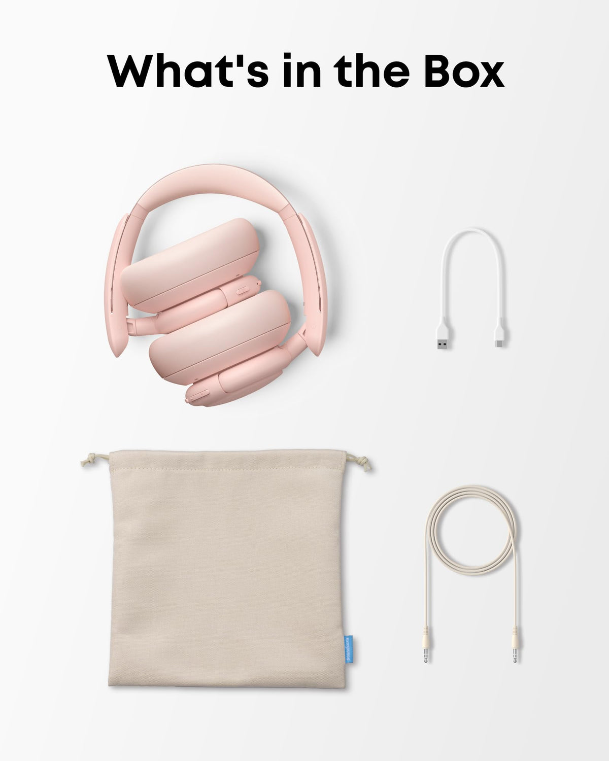 Soundcore by Anker Life Q30 Hybrid Active Noise Cancelling Headphones with Multiple Modes - Pink view 4