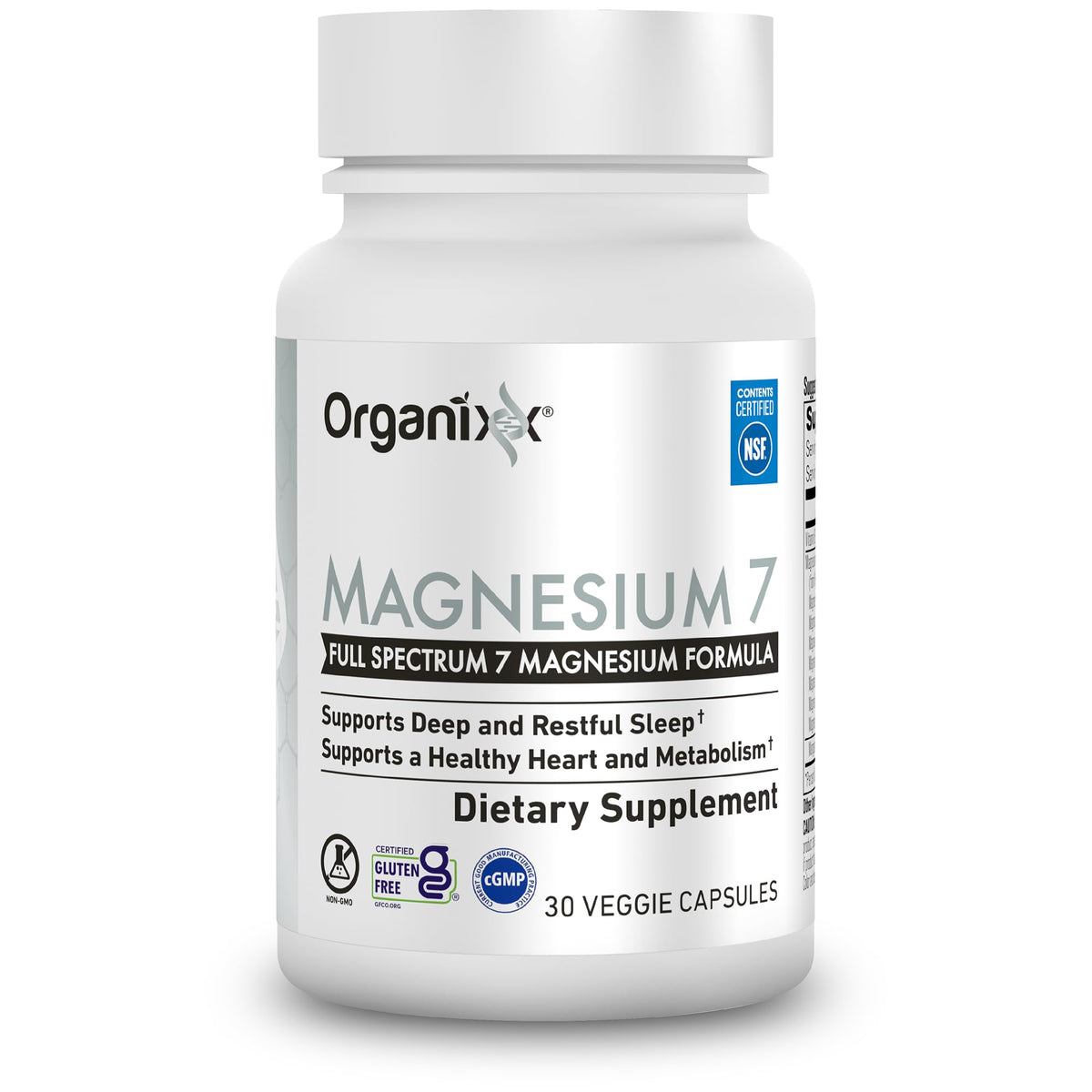 Organixx Magnesium 7 Complex, Sleep & Muscle Support