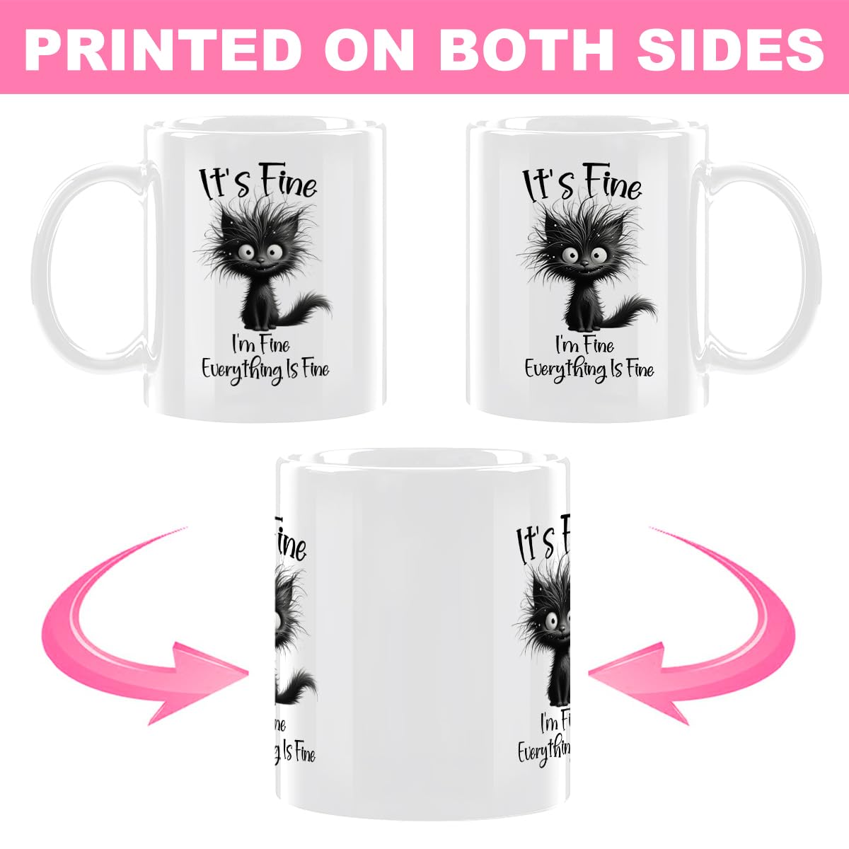 CFGBFDGH Inspirational Coffee Mug - White Fine view 1