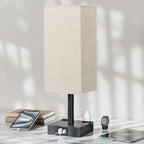 aooshine Bedside Table Lamp Touch Control - 1 Beige & Black / 14.0in view 6