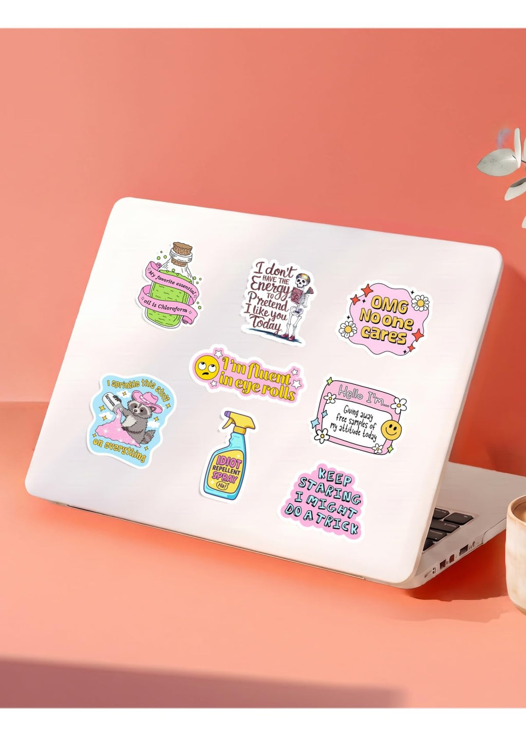 150PCS Sarcastic Funny Stickers,Sassy Snarky Saying Quotes Adults Stickers, Waterproof (additional view 3)