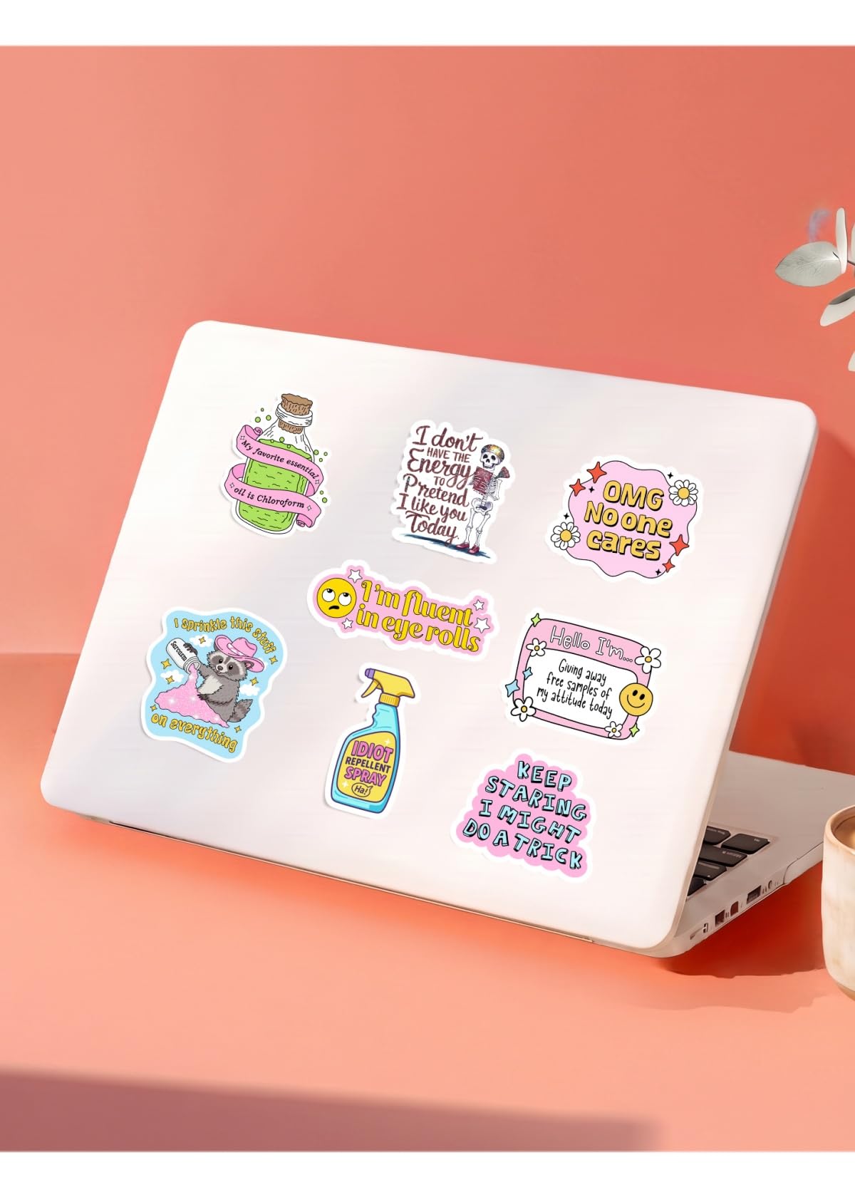 150PCS Sarcastic Funny Stickers,Sassy Snarky Saying Quotes Adults Stickers, Waterproof (additional view 3)