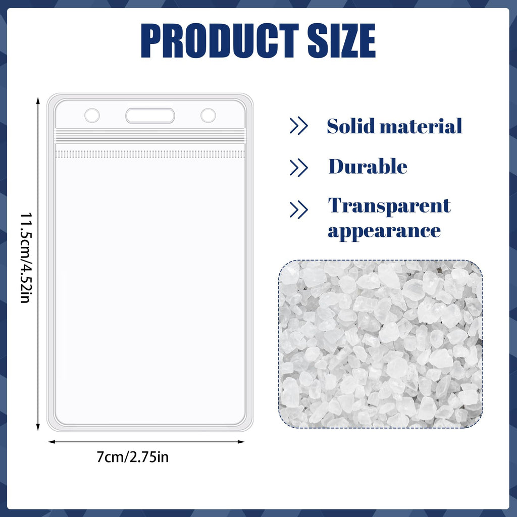 Badge Holders, Clear Waterproof ID