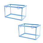 AQUANEAT Fish Tank Breeder 2 pcs Large Mesh Net Fry Saver Aquarium Spawn Hatchery