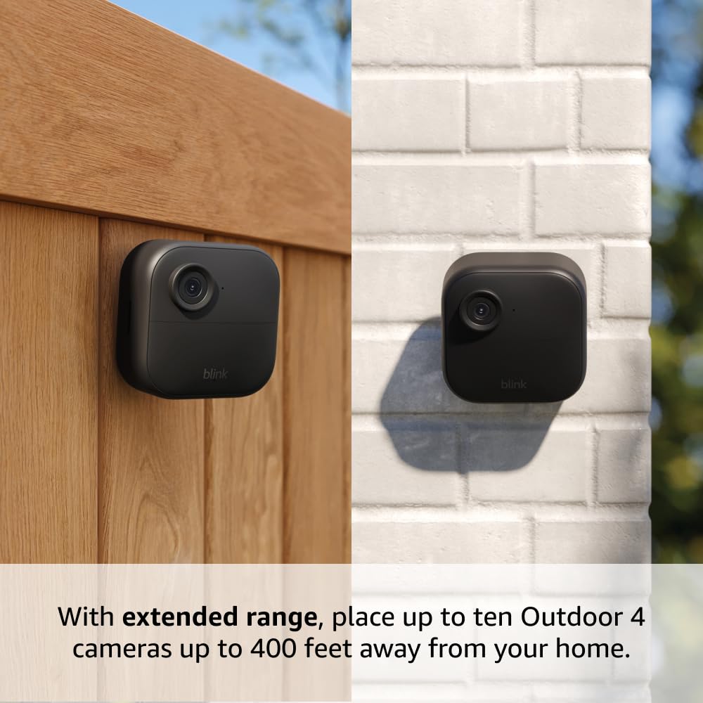 Blink Outdoor 4 XR + 1-Year Plus plan - Wireless smart security camera, two-year battery (additional view 3)