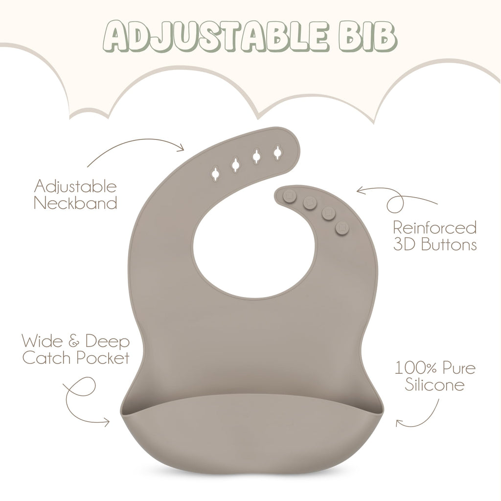 Baby Gift Set Basket for Girls - GRAY view 2