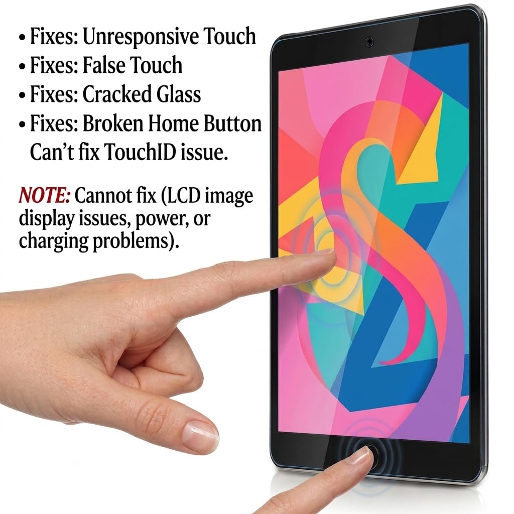 for iPad 9 (9th Generation) A2602 A2603 A2604 A2605 Screen Replacement Digitizer Touch (additional view 3)