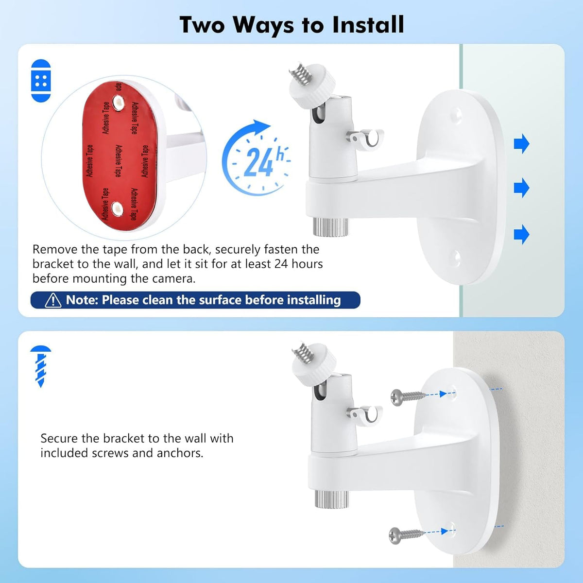 Baby Monitor Mount - Frosted White view 2