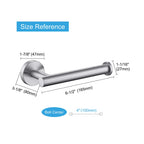 TASTOS Toilet Paper Holder SUS304 Stainless Steel Round - Brushed Nickel / 2 view 1