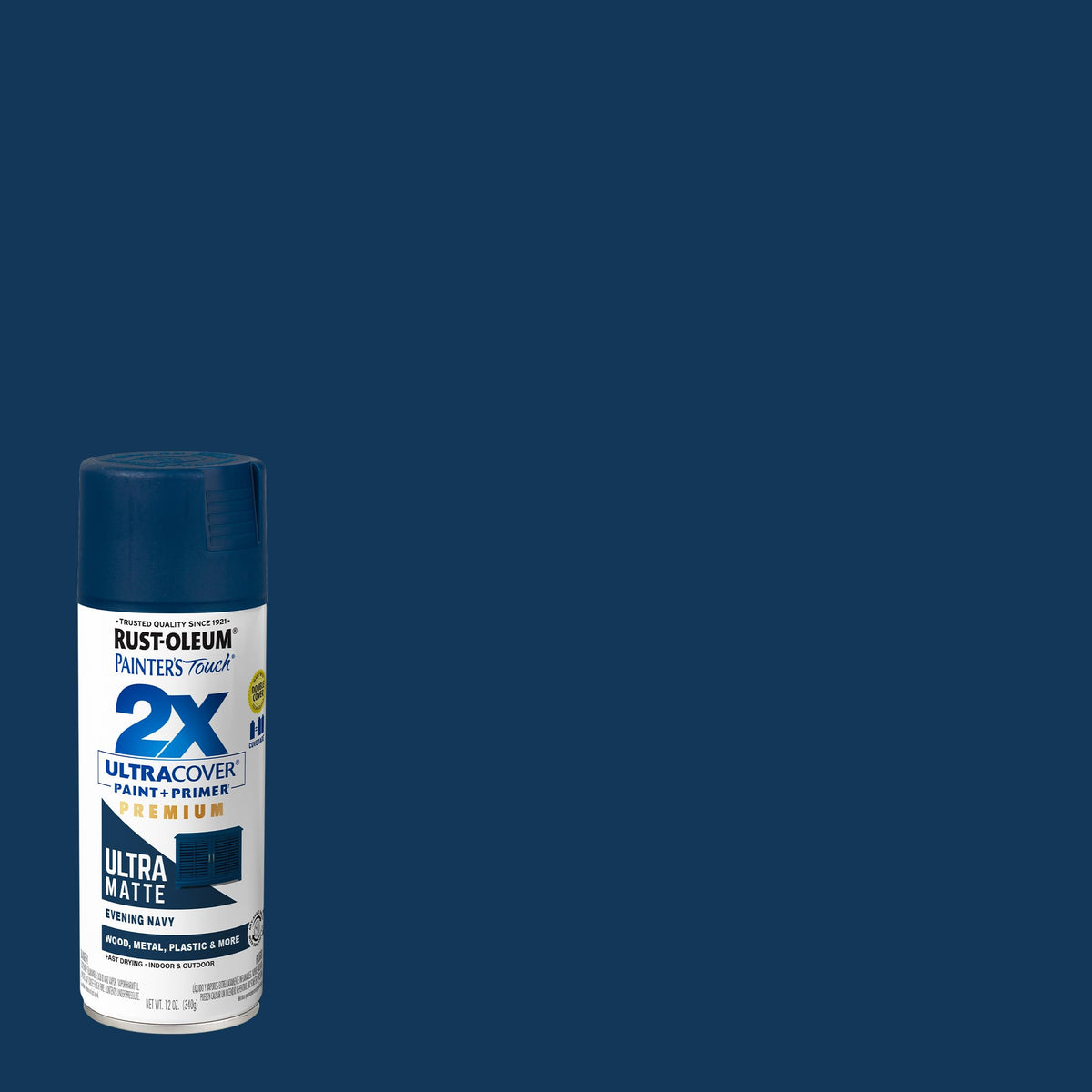 Rust-Oleum Painter's Touch 2X Ultra Cover Spray Paint, Evening – Navy (331183-6PK) (Pack of 6)