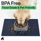 GORILLA GRIP Dog Food Mat, 100% Waterproof Silicone