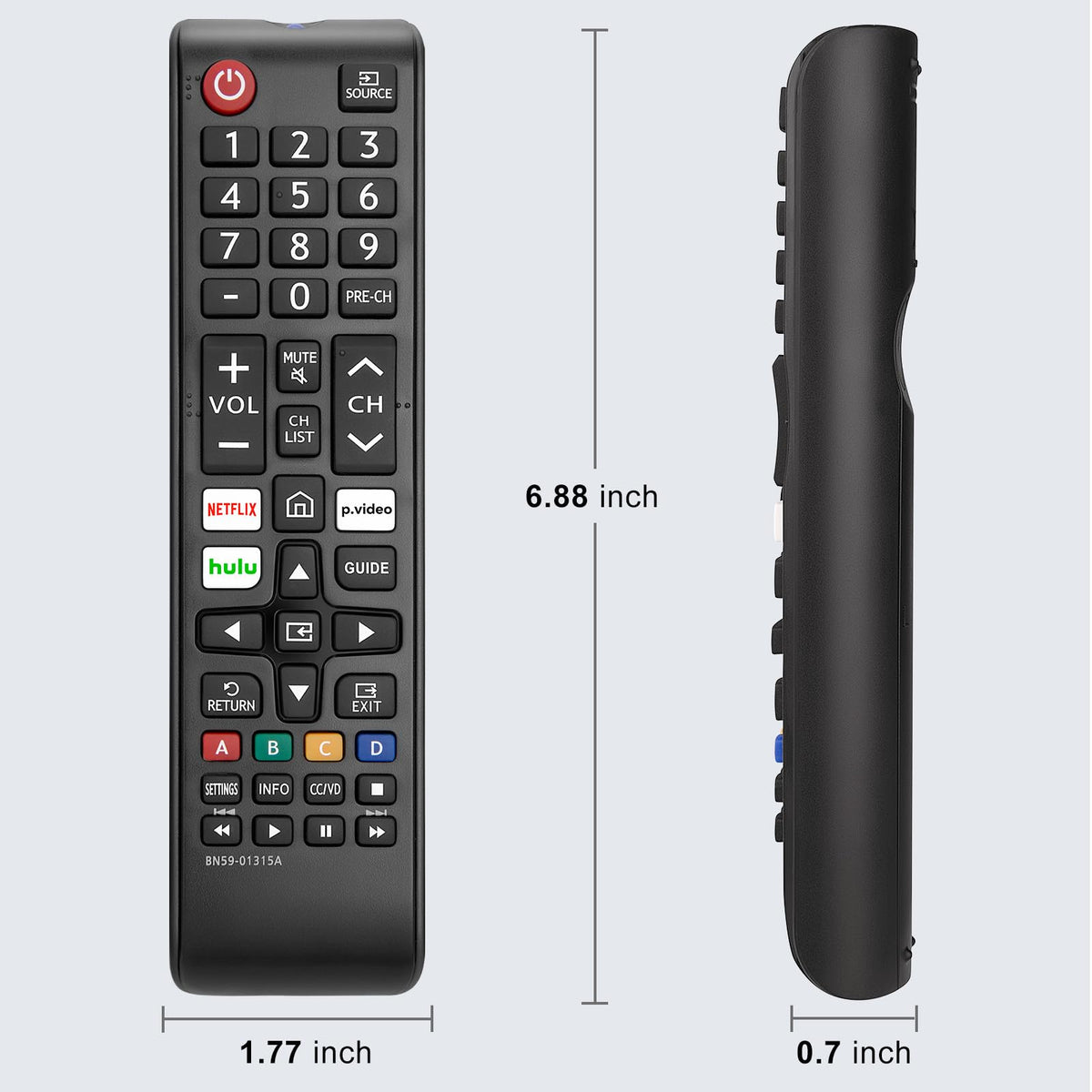 【Pack of 2】 Universal for Samsung Smart TV Remote Control Replacement (additional view 7)